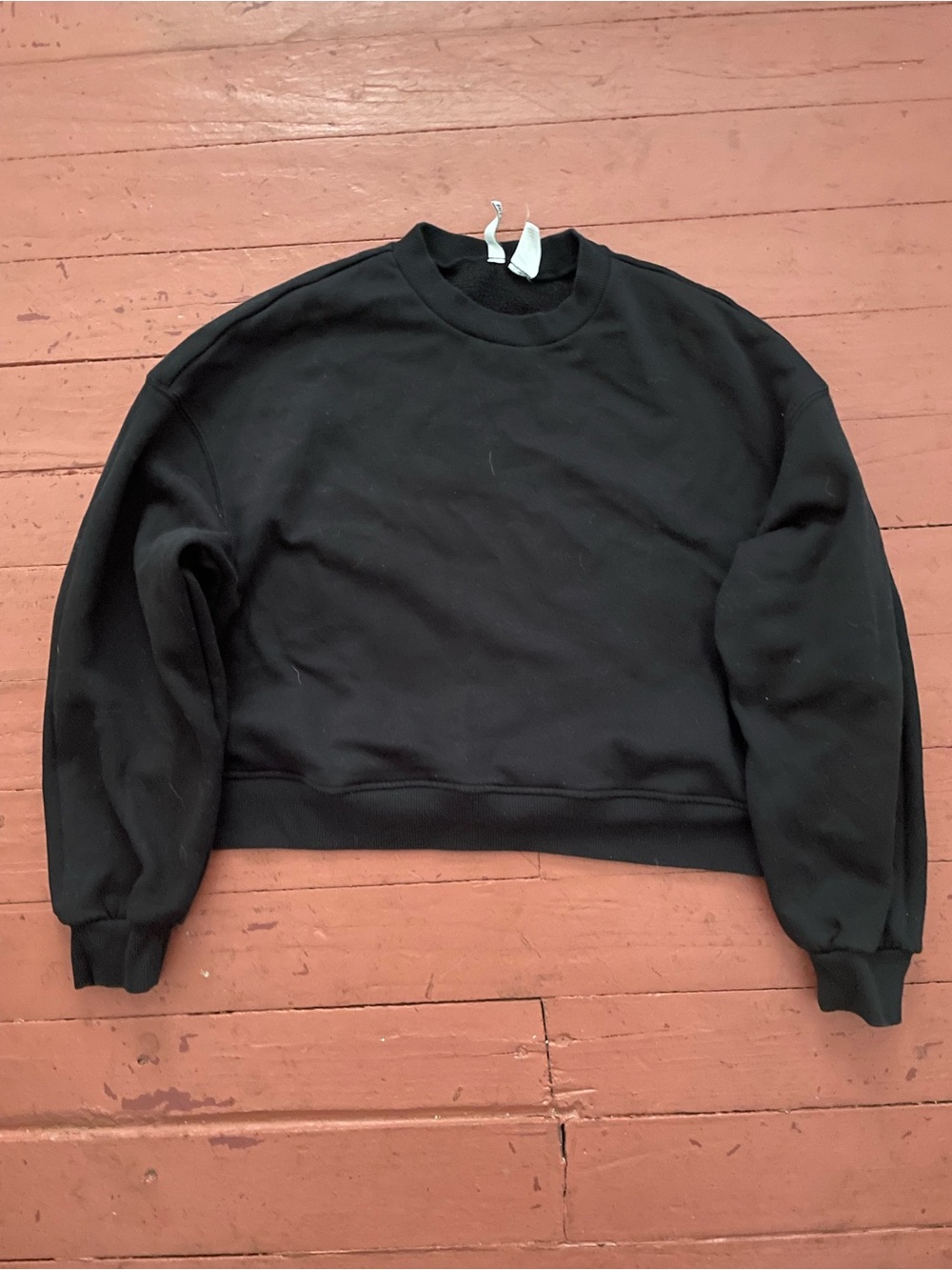 Divided Men's Black Crewneck Pullover